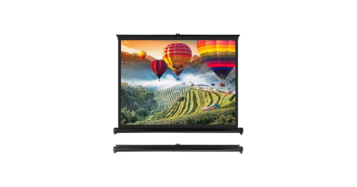 Pyle 50" Portable Tripod Projector Screen