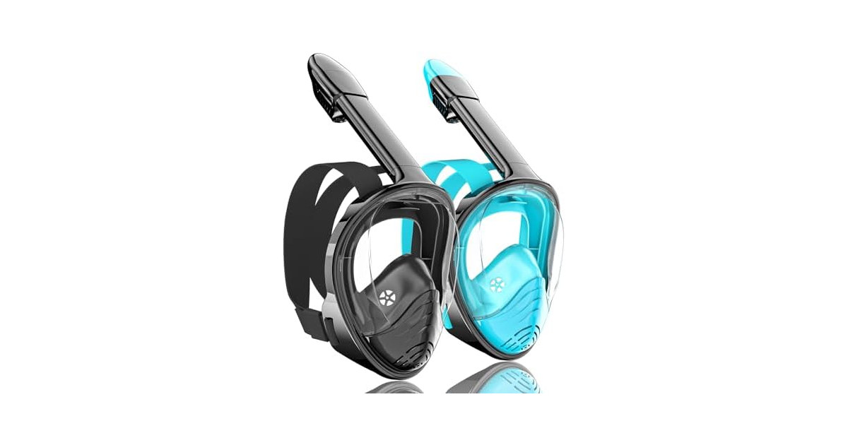 QingSong Full Face Snorkel Mask