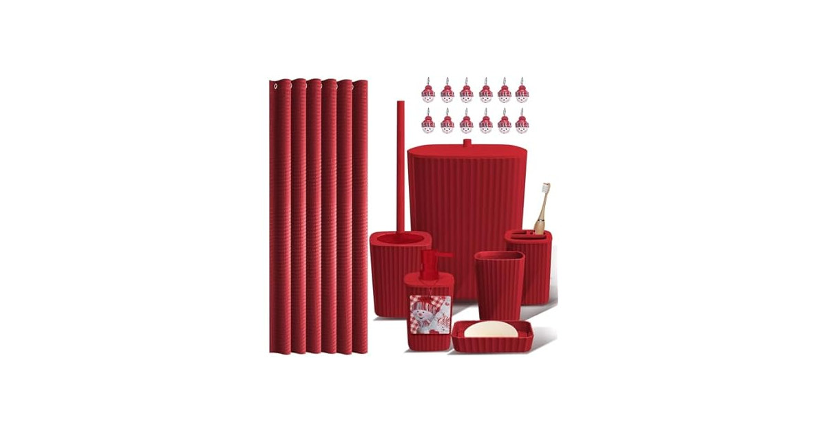 Clara Clark Bathroom Accessories Set