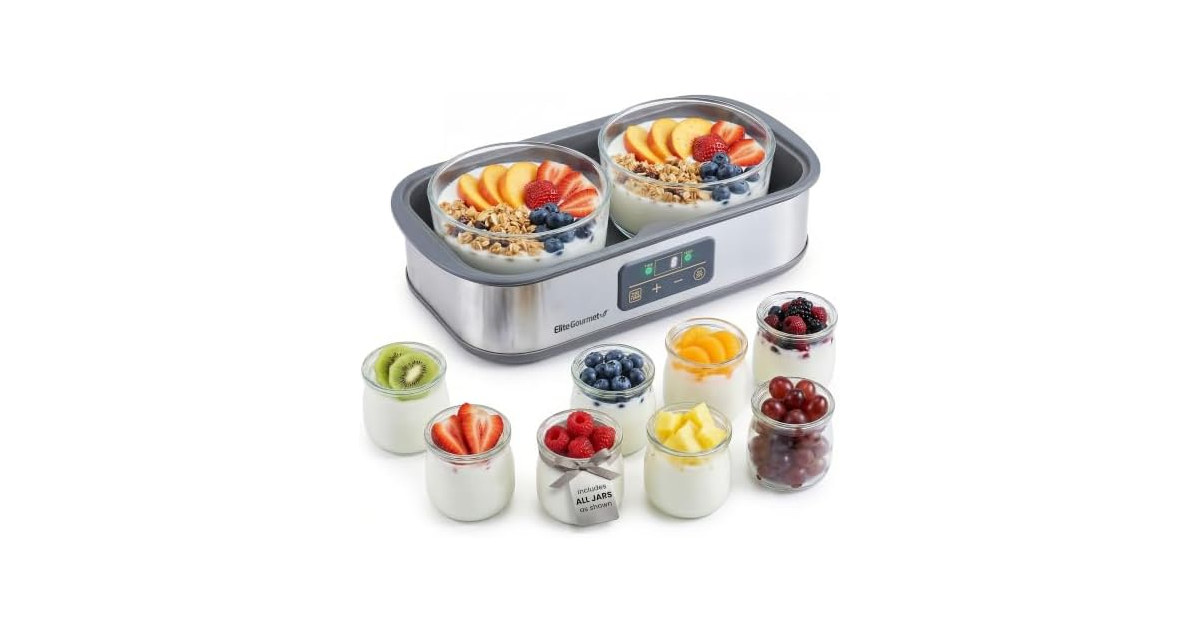 Elite Gourmet ProBioticPRO Yogurt Maker