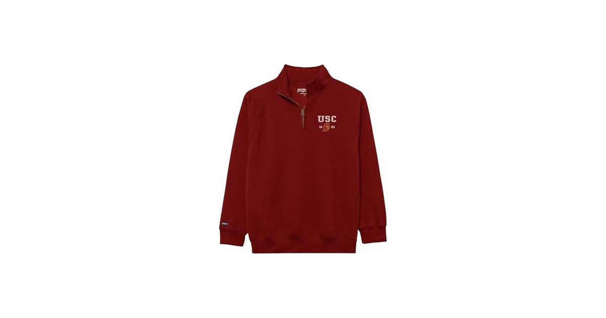 JanSport Unisex NCAA Rival Quarter Zip Sweatshirt