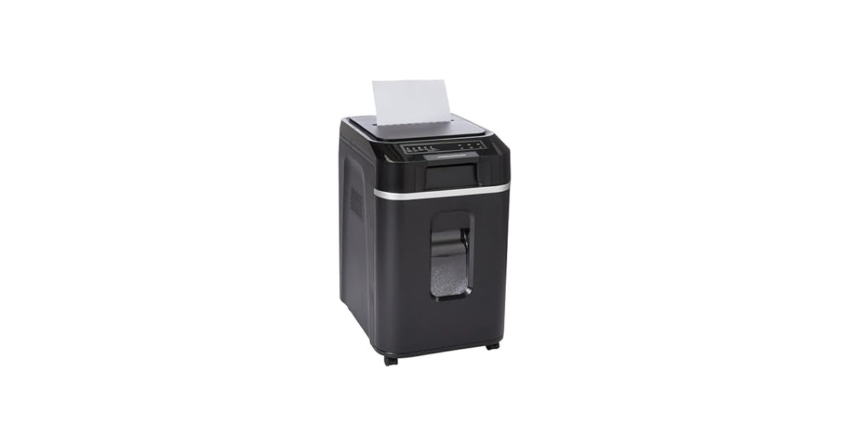 Amazon Basics 200-Sheet Paper Shredder