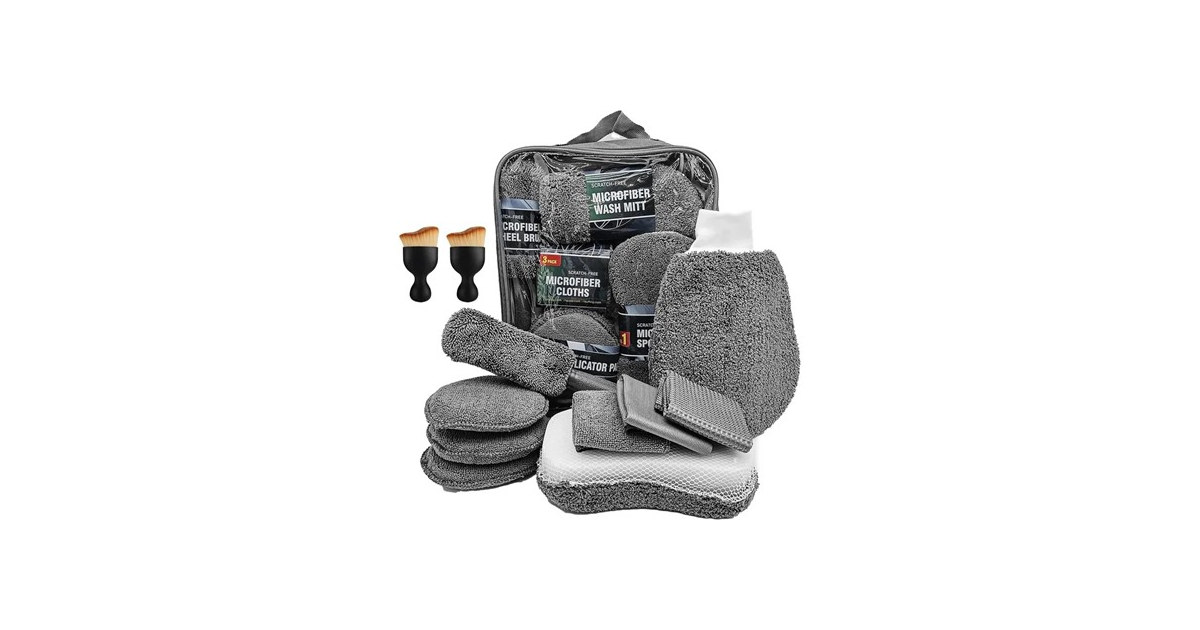 12-PK Car Wash Detailing Kit