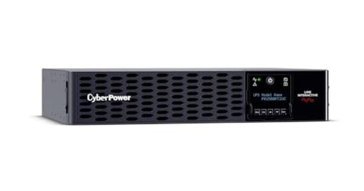 CyberPower 1500VA/1500W 2U Rack/Tower Smart App Sinewave UPS