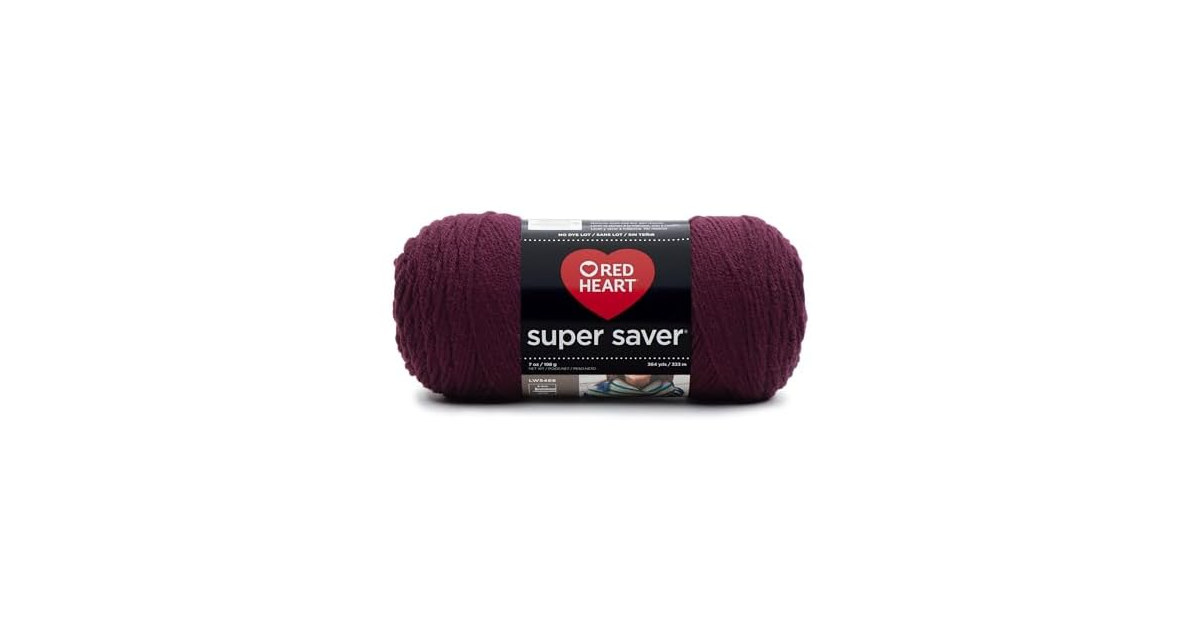 Red Heart Super Saver Yarn - Claret