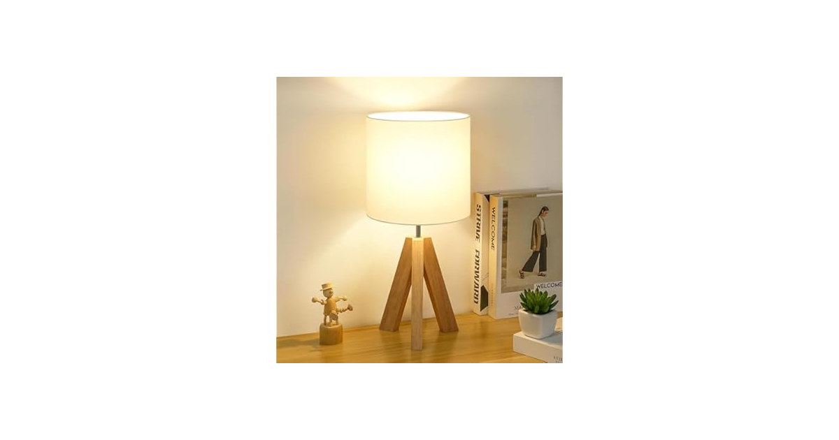 Brightever Small Bedside Table Lamp