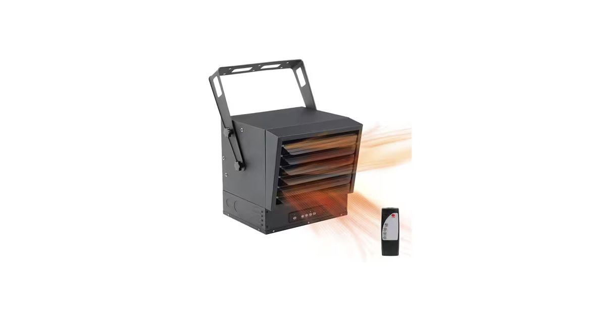 WeWarm CZ230 WeWarm HEATER GARAGE 7.5K WATT Black