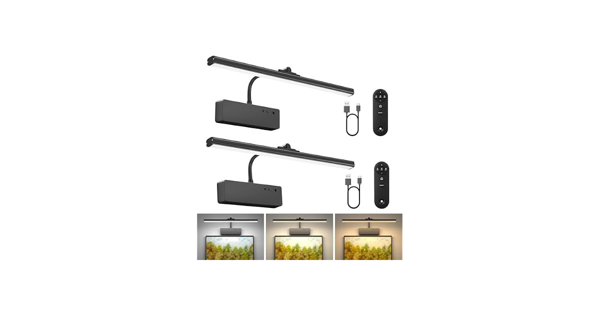 Lightbiz Picture Light 15.35in 2 Pcs