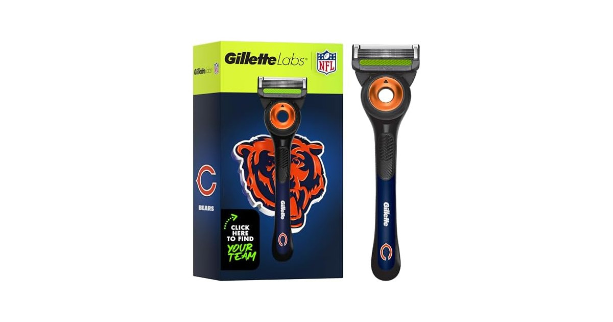 Gillette Labs Special NFL Bears Edition Shaving Ra