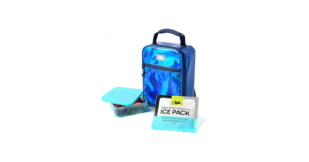 Arctic Zone Chrome Lunch Box Combo