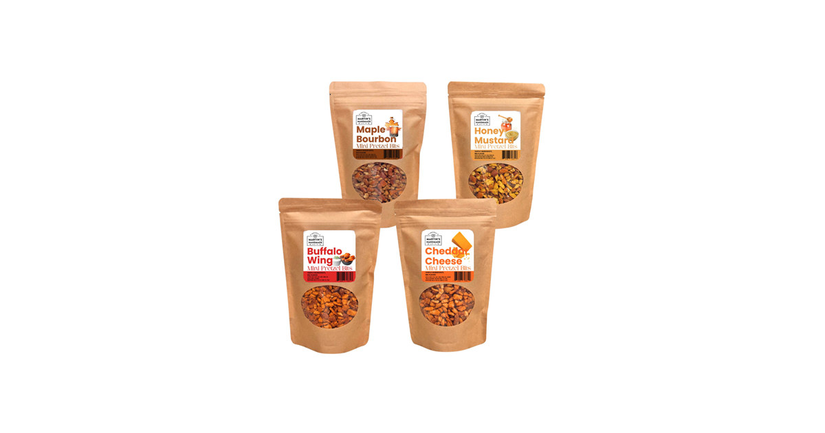 8pk Mini Flavored Pretzel Bits 8oz