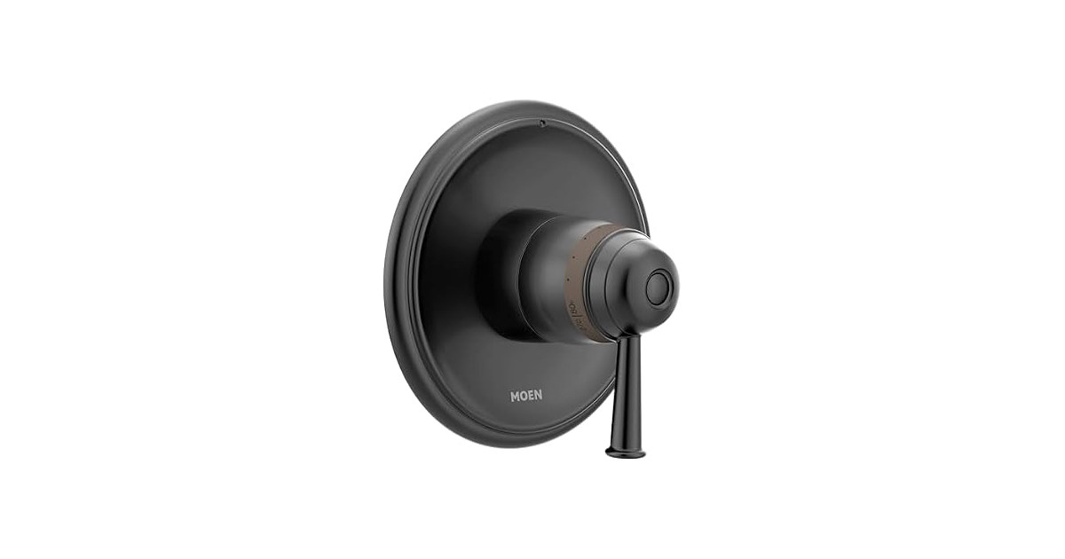 Moen Belfield Matte Black Thermostatic Valve Shower Trim Kit