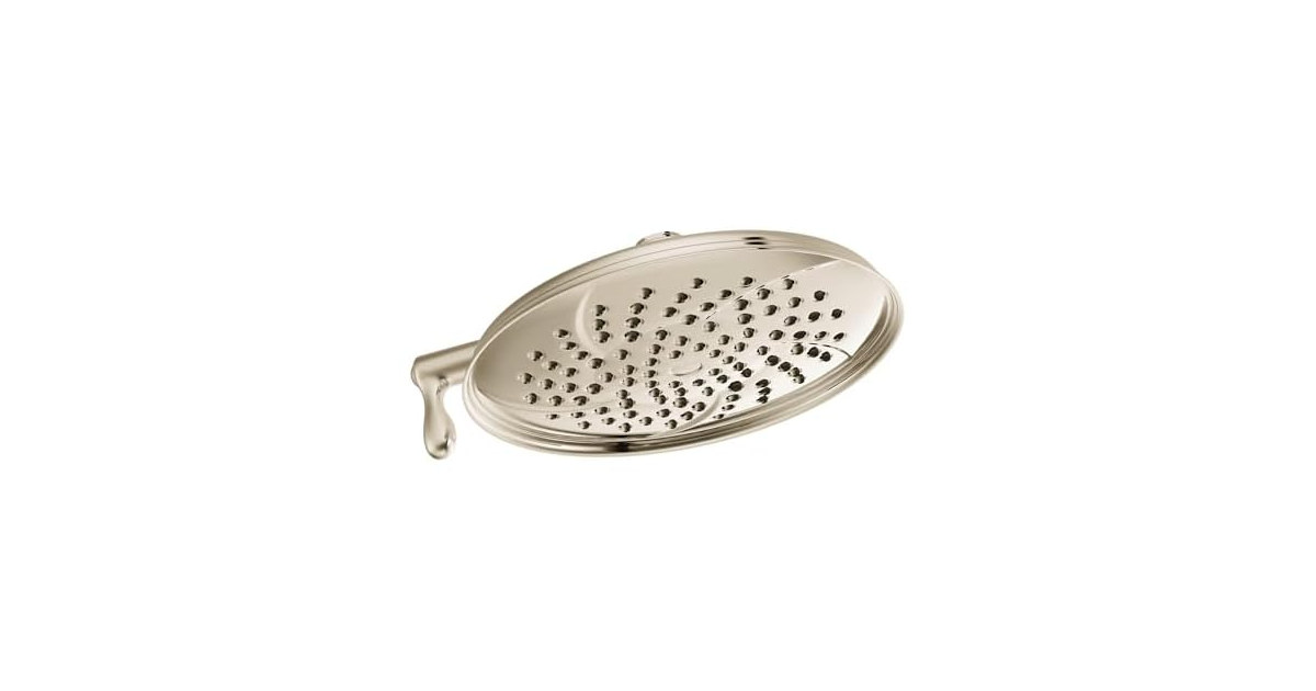 Moen Isabel Polished Nickel 8" Two-Function Showerhead