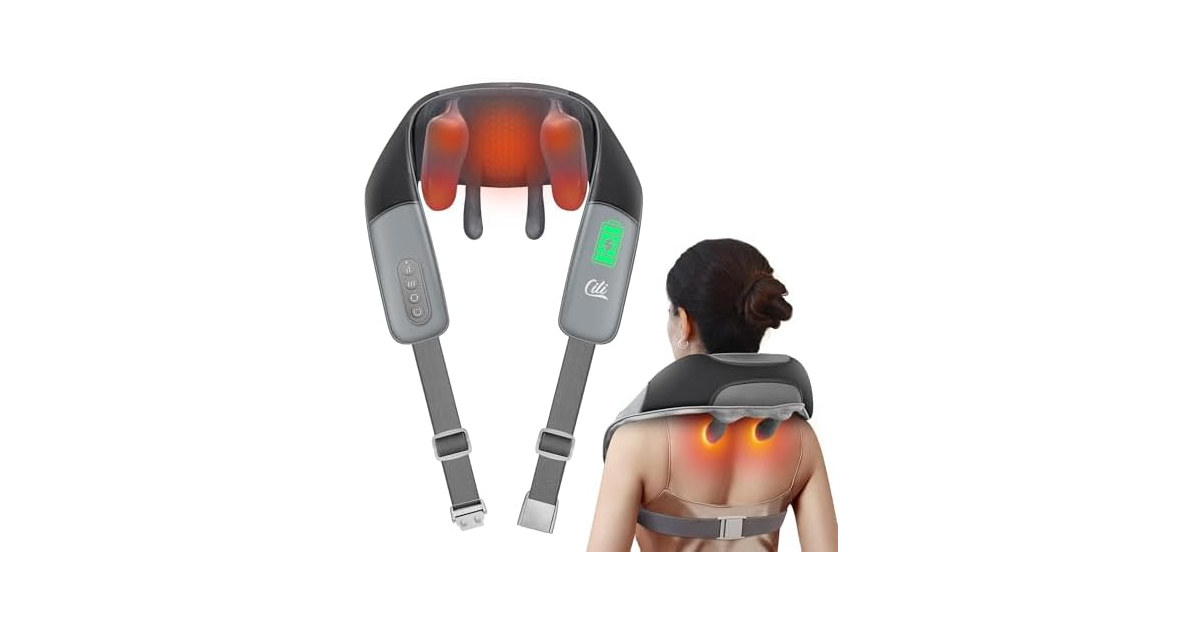 CILI Cordless Neck Massager with Heat