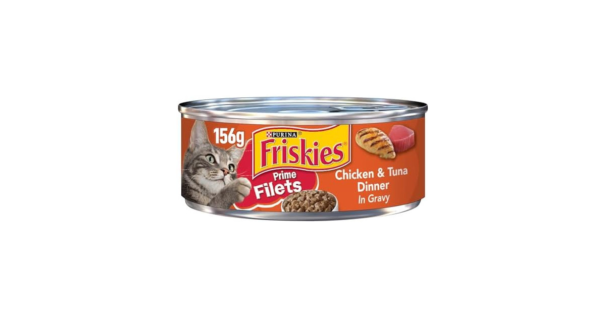 Friskies Chicken and Tuna Cat Food 5.5 oz