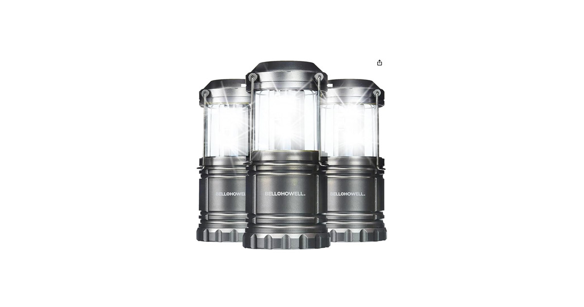 Bell+Howell 3 Pk Multipurpose Camping Lanterns