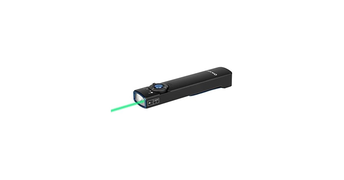 Olight Arkfeld EDC Flat Flashlight, Black