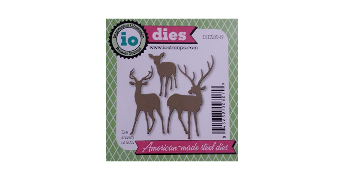 Deer Trio Steel Die for Scrapbooking