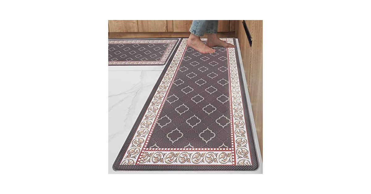 ROTTOGOON Kitchen Floor Mat Set of 2