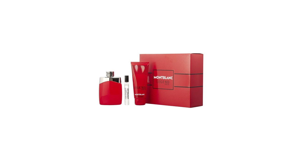 Montblanc Legend Red Set w/ Shower Gel