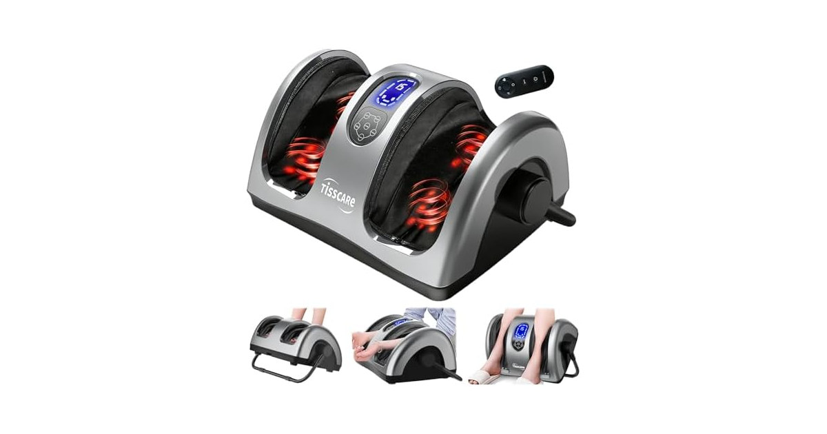 TISSCARE Shiatsu Foot Massager W/ Heat