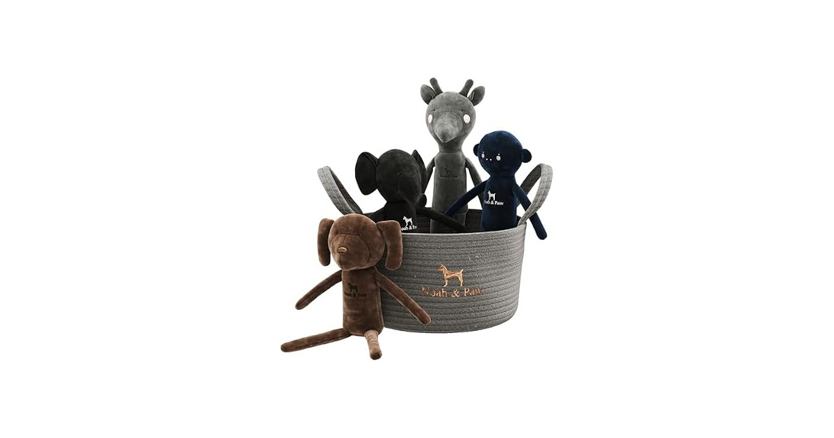 Noah & Paw Luxury dog toy basket set, Collection