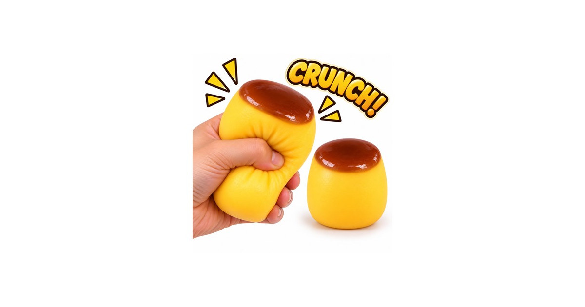 Pudding Cup Crunch Squishy 2Pk