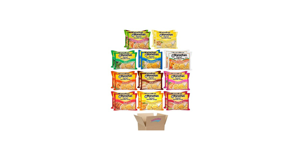 24Pk Maruchan Ramen Noodle Soup Variety