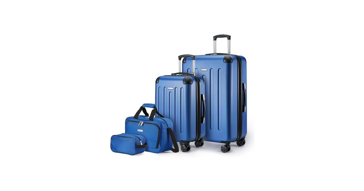 Amazon Basics 4-Piece Luggage Set