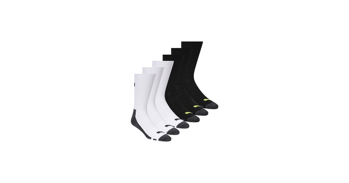 PUMA Men's 12-Pairs Crew Socks