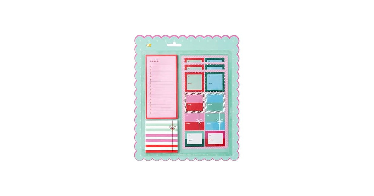 Post-it Jingle Notes Hostess, Assorted