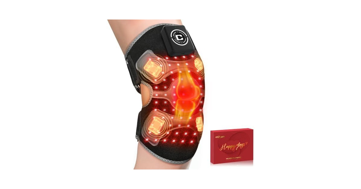 Knee Massager with Heat and Red Light