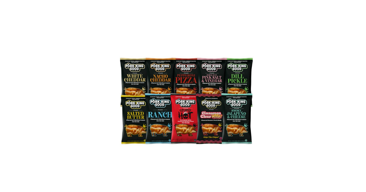 10pk The Pig Pen Pork Rind Variety