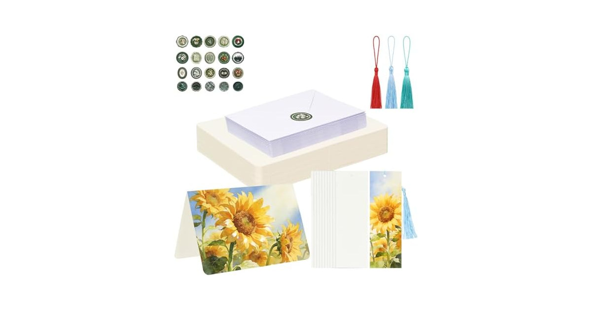 Defresit 150 Pack Watercolor Cards w/Envelopes