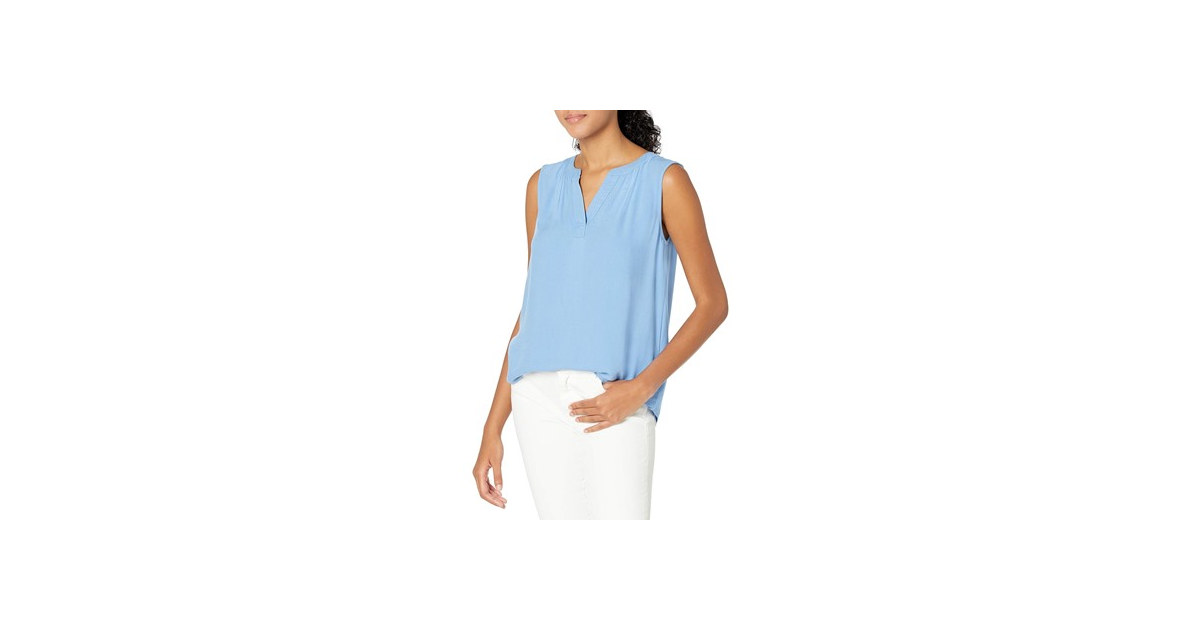 Amazon Essentials Women Sleeveless Woven Shirt