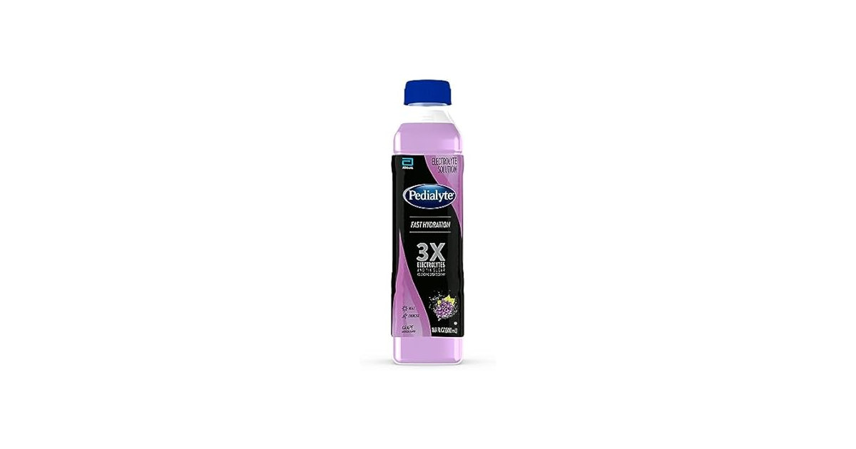 Pedialyte Electrolyte Solution, Grape, Hydration
