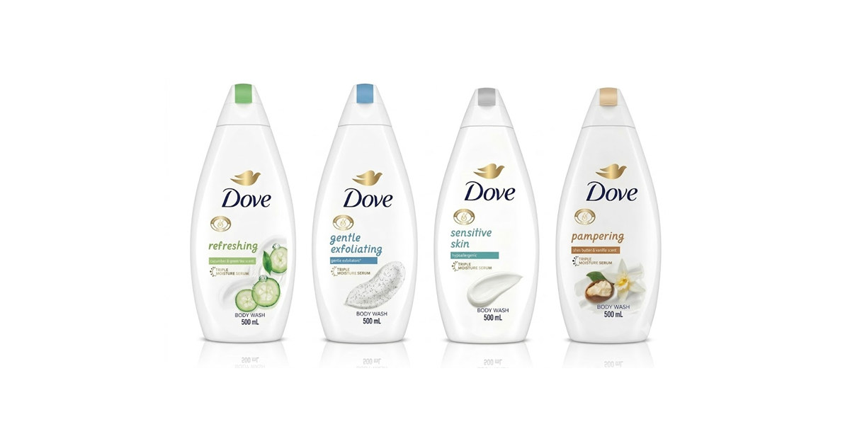 (4-Pack) Dove 500 ML Body Wash