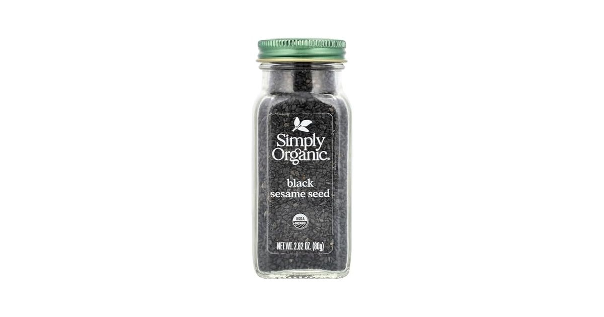 Simply Organic, Black Sesame Seed, 2.82