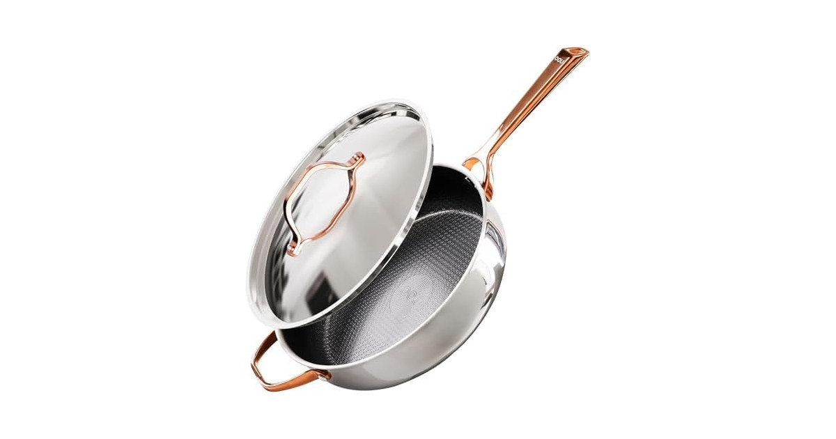 FusionShield Hybrid Sauté Pan with Lid