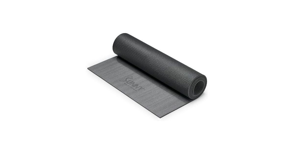 Sunny Health & Fitness 6mm Non-Slip Exercise Yoga Mat