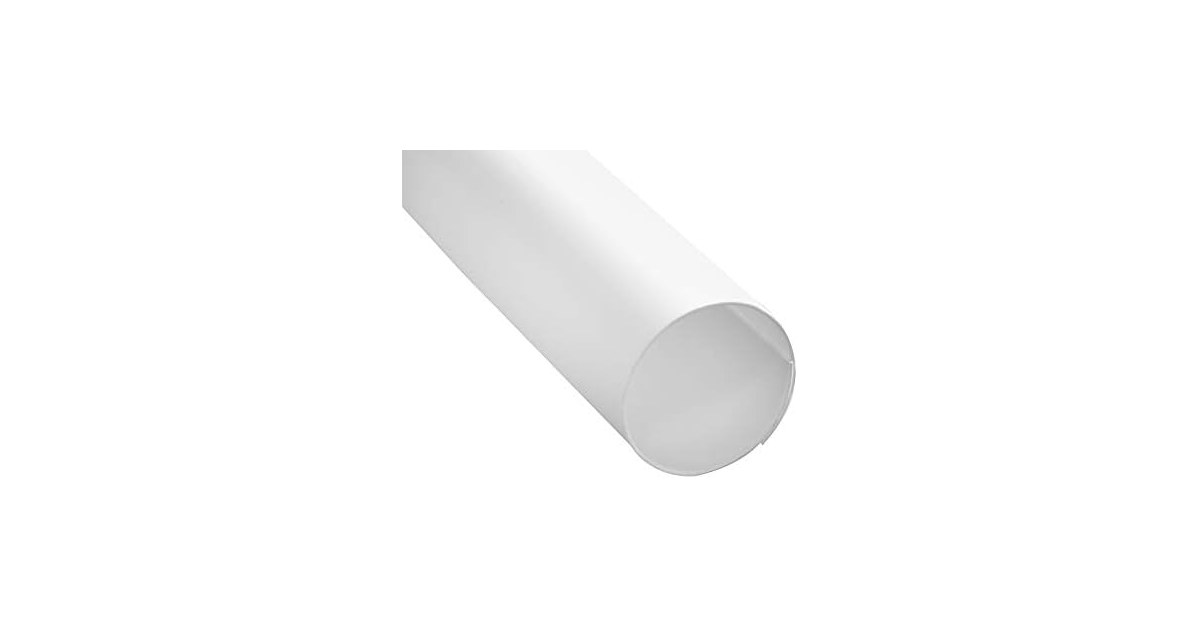 Prime-Line M 6101-1 60 In. White Plastic Shower Rod Cover