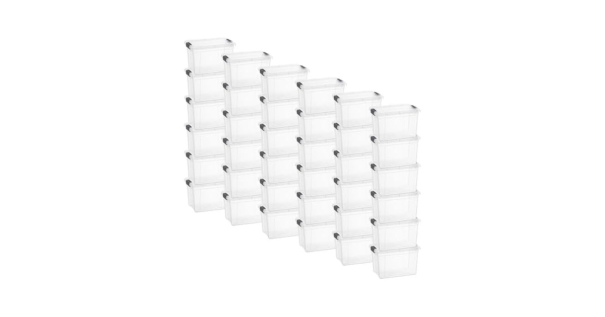 Superio 8.7 Quart Clear Plastic Storage