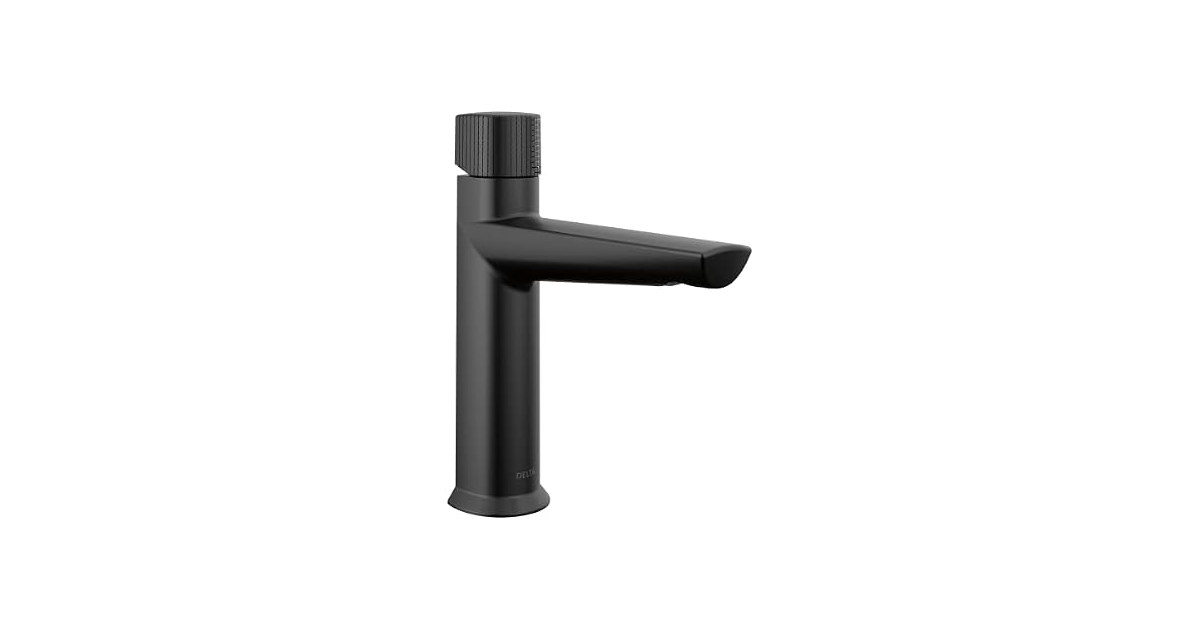 Delta Faucet Galeon Matte Black Bathroom Faucet
