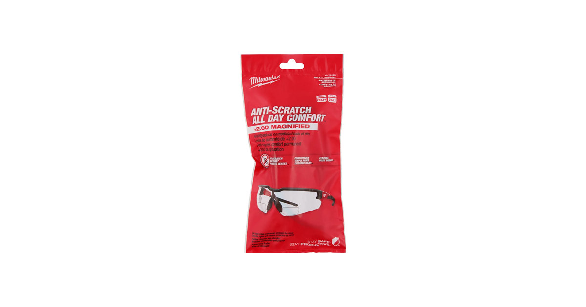 Milwaukee 48-73-2205 2.00 MAG Safety Glasses