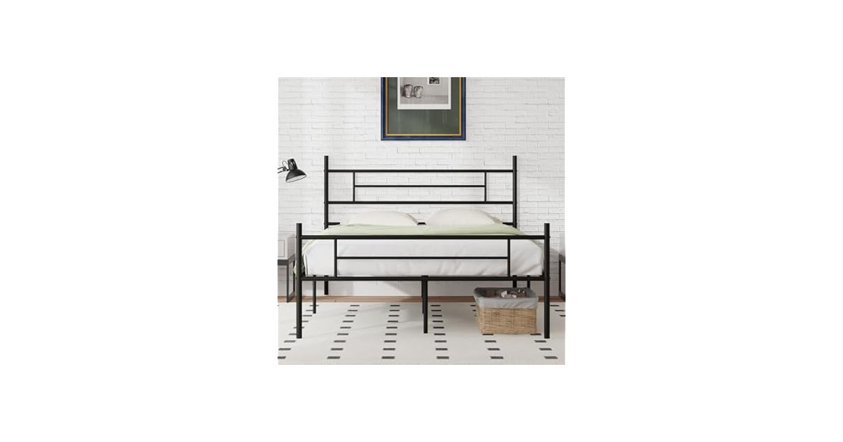 Novilla 14in Queen Bed Footboard Storage