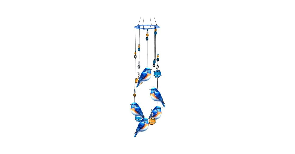 Spoontiques Bluebirds Wind Chime