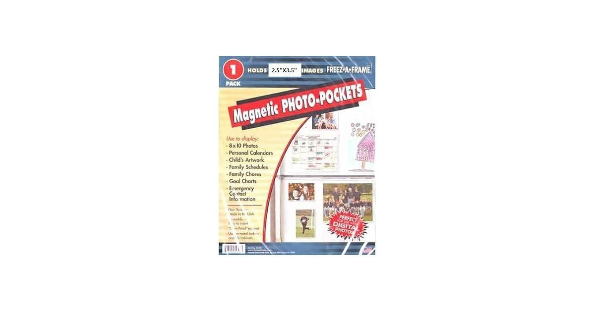 Howard 2.5x3.5 Magnet Photo Frame
