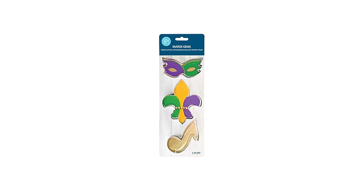 R&M Mardi Gras Cookie Cutter Gift Set