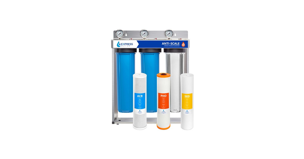 Express Water 3-Stage Whole House Water Filter