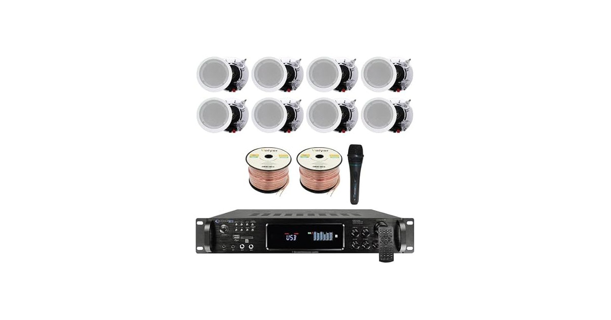 Vaiyer Home Stereo System Kit - 7.2 Channel 4500 Watts